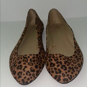 Time and Tru Leopard Print Flats